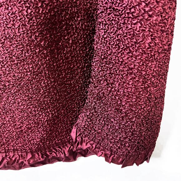 Toffee & Apple Burgundy Textured Knit Jacket Size Large NWT - Picture 4 of 9